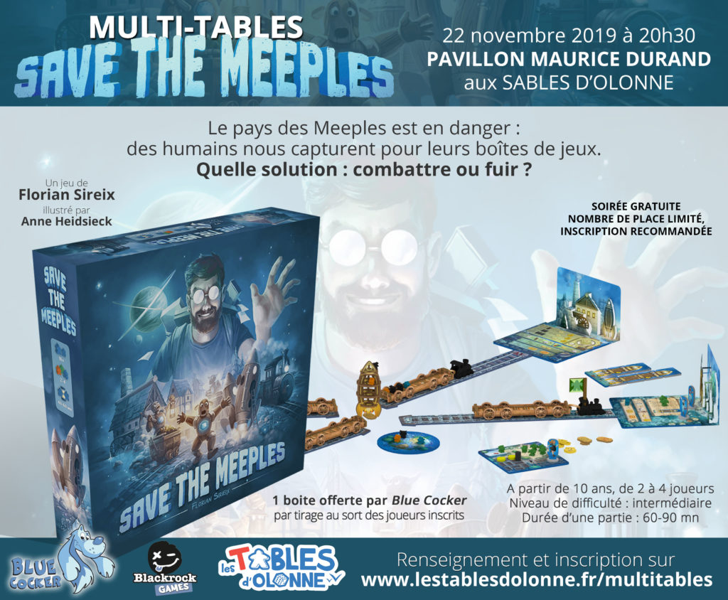 affiche Multitables Save the Meeples