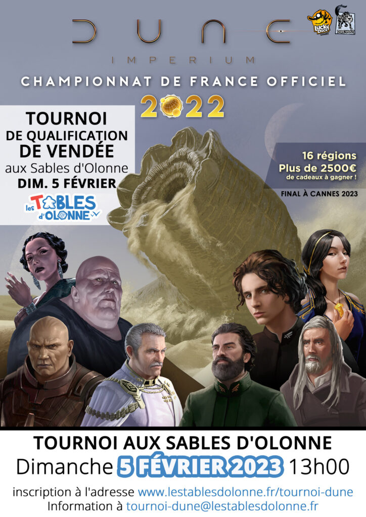 Tournoi Dune Imperium Les Sables d'Olonne