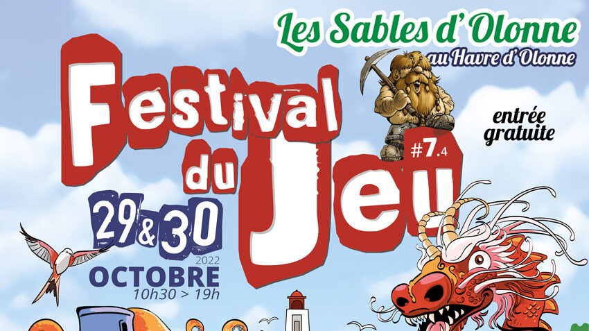 Festival du jeu des Sables d'Olonne octobre 2022